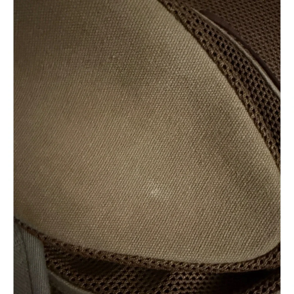 Henschel Hat Co Breezer Mesh Safari Sun Hat Tan Cotton Mens XL Adjustable Cord